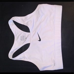 Nike Dri-Fit Sport Bra White